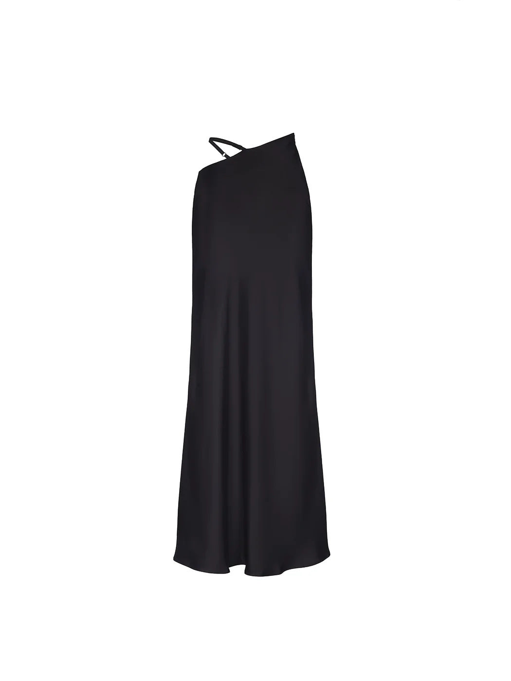 Damen Elegantes Maxikleid mit schulterfreiem Design und seidigem Finish Drune