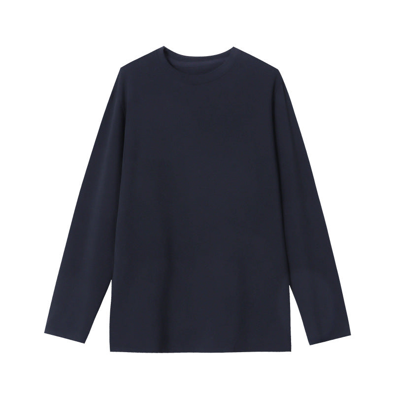 Damen Bequeme und lässige Langarmshirt mit lockerer Passform Drune