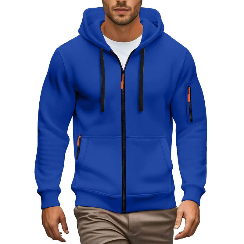 Herren Hochwertiger Zip-Hoodie Drune