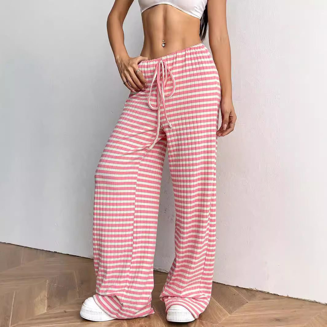 Damen Bequeme Weite Freizeit-Hose Drune