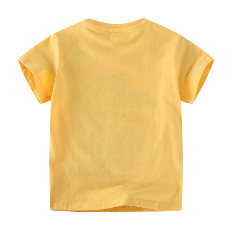 Jungen T-Shirt mit kreativen Dinosaurier-Applikationen Drune