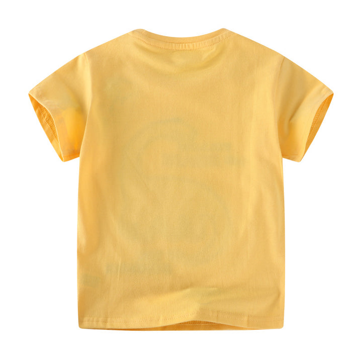 Jungen T-Shirt mit kreativen Dinosaurier-Applikationen Drune