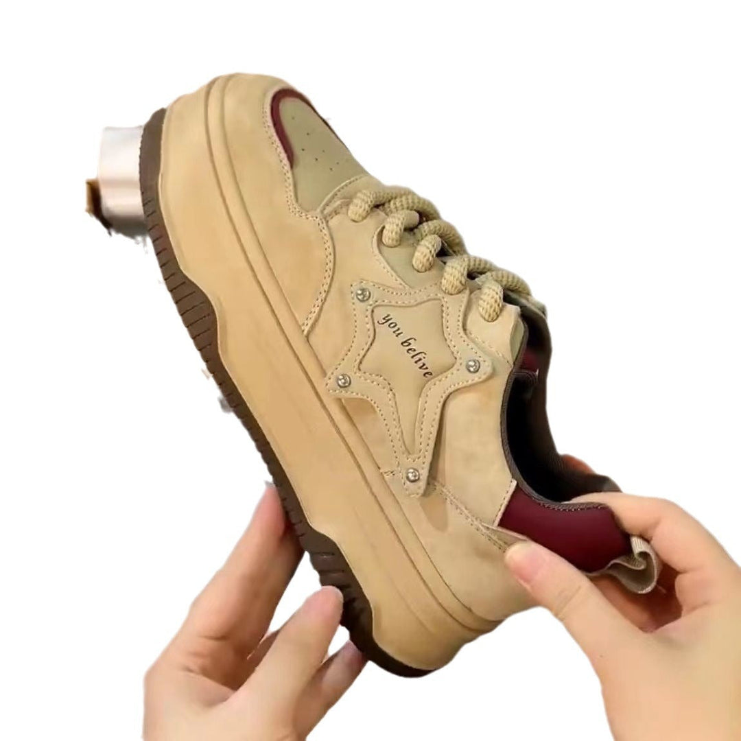 Damen Plateau Sneakers mit Sternen-Design von Drune