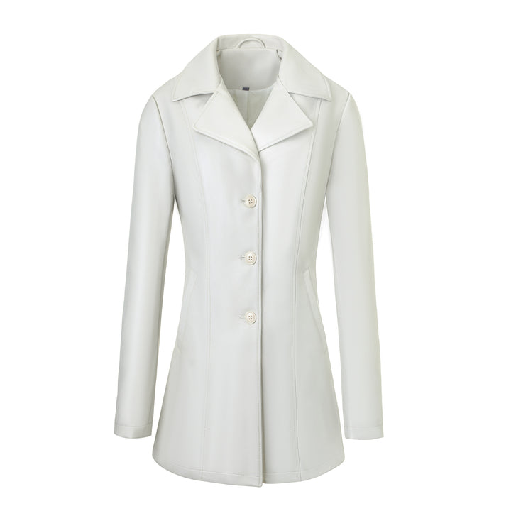 Damen Modischer Knopfblazer Drune
