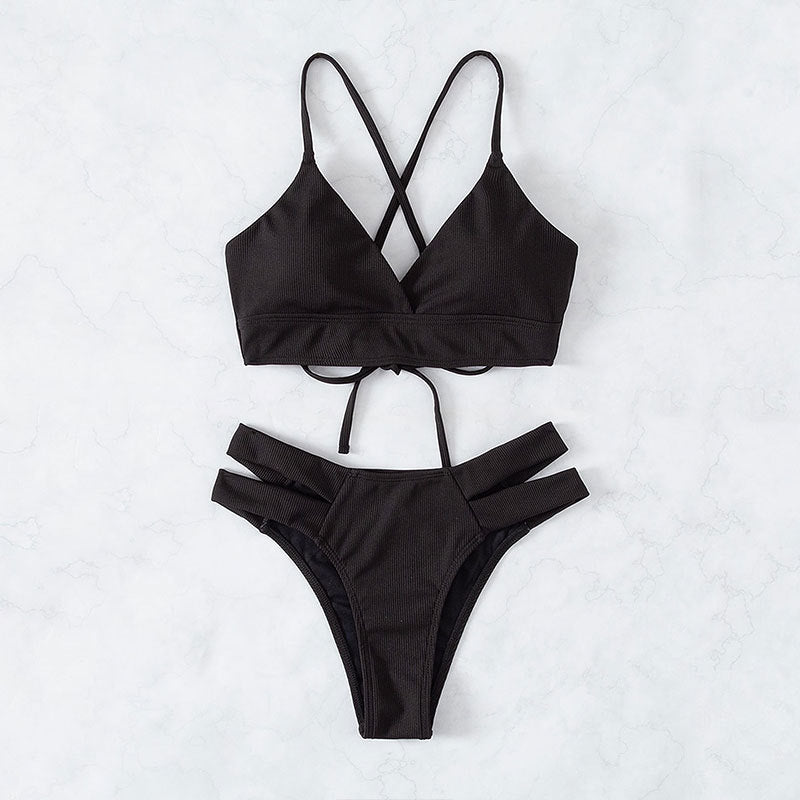 Damen Bikini-Set mit raffinierten Rückenschnürungen Drune