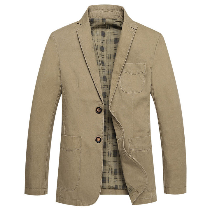 Herren Sakko im Field‑Stil aus Premium‑Canvas mit aufgesetzten Taschen Drune