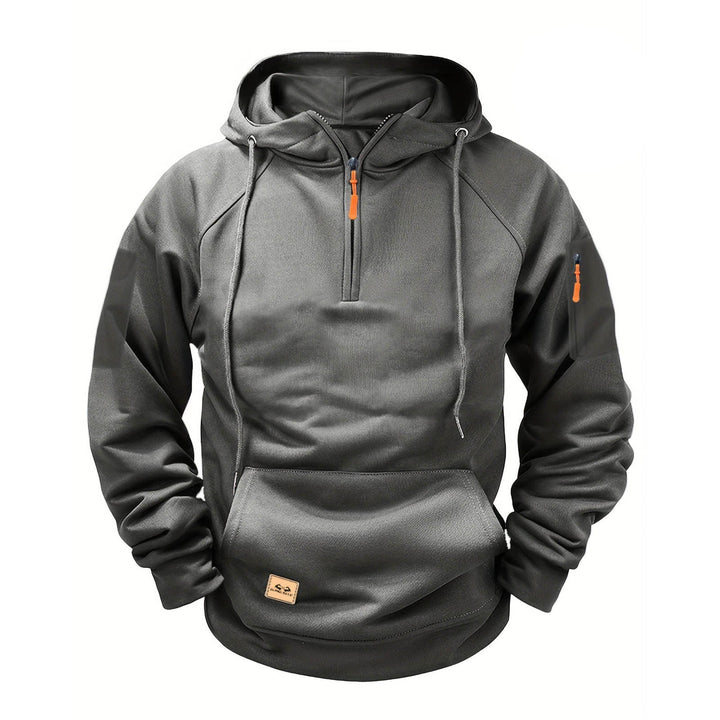 Herren sportlicher Kapuzenpullover mit praktischem Reißverschluss Drune