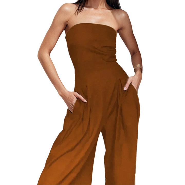 Damen Elegantes strapless Abendkleid mit seitlichen Taschen Drune