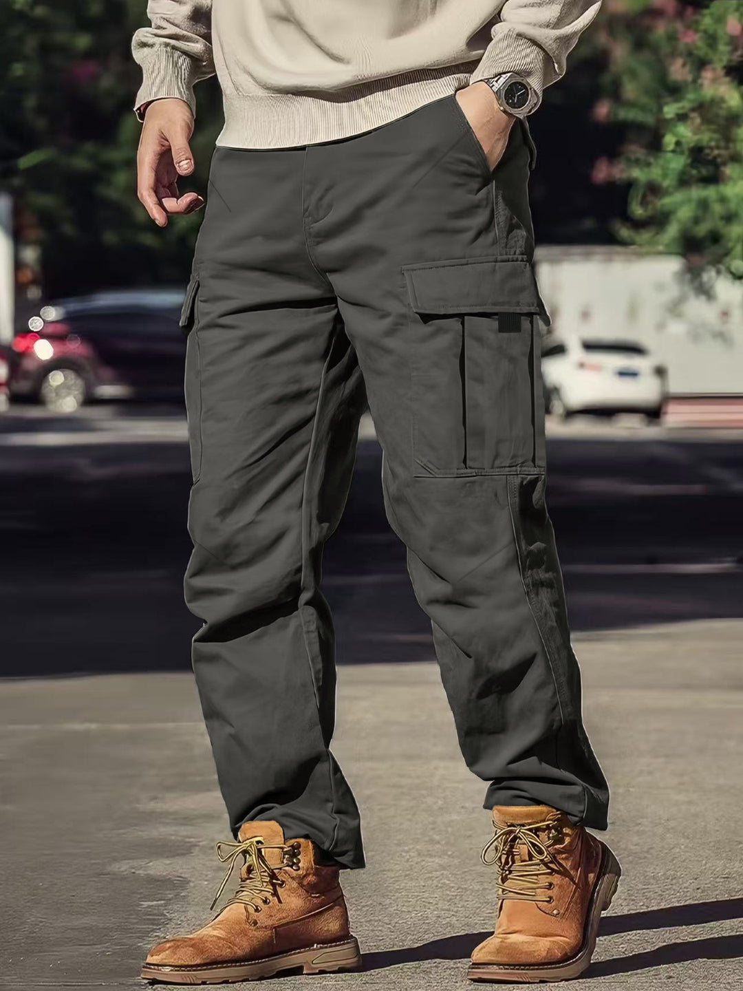 Herren Robuste Cargo-Hosen mit praktischen Taschen Drune