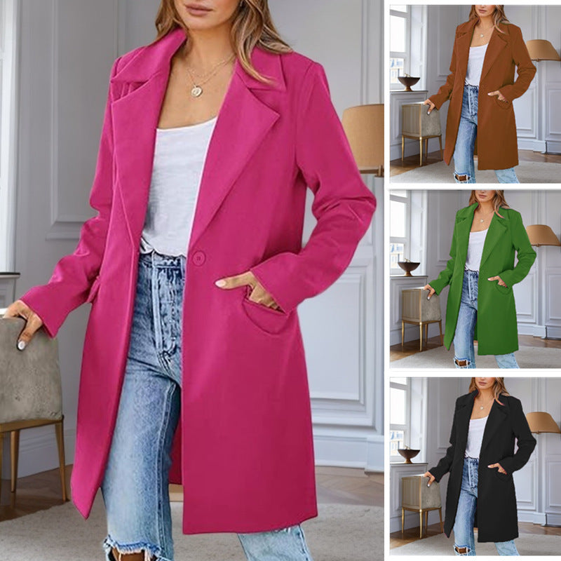 Damen Eleganter Freizeitmantel Drune