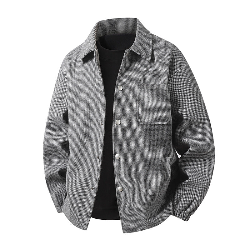 Herren Freizeitjacke mit strukturiertem Design Drune