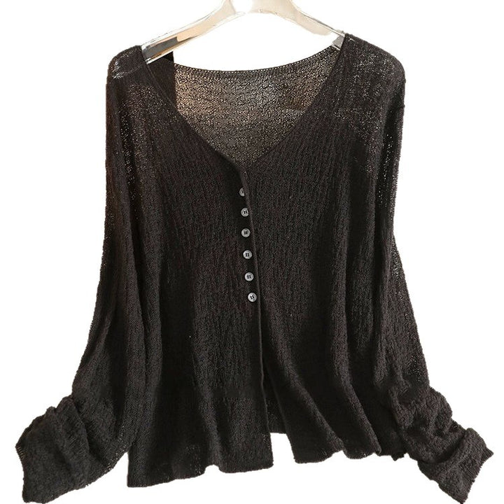 Damen Eleganter V-Ausschnitt Pullover Drune