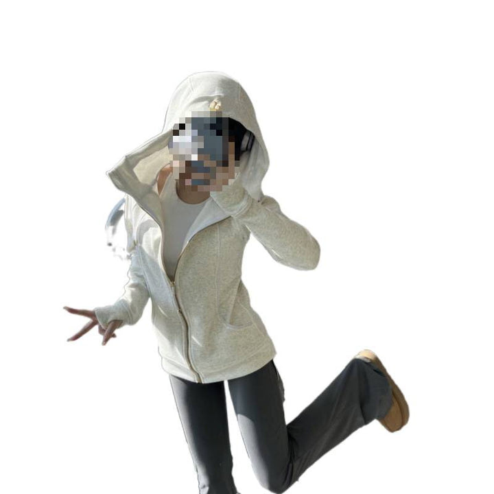 Damen Sportlicher Hoodie Drune