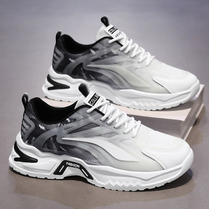 Damen Sportliche Freizeitsneakers mit atmungsaktiver Netzstruktur und dämpfender Sohle Drune