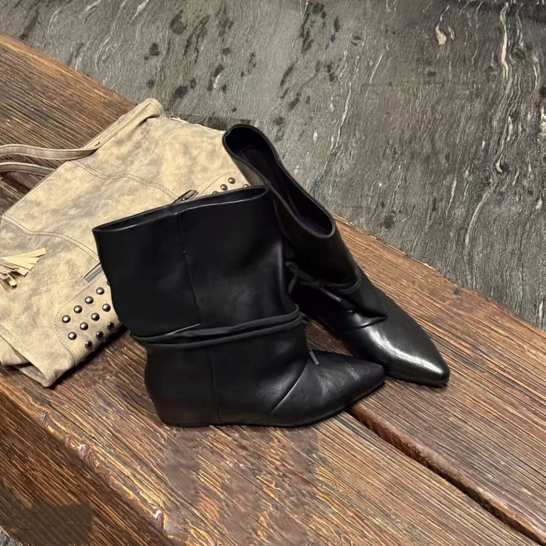 Damen Trendige Mokassins mit Riemen Drune