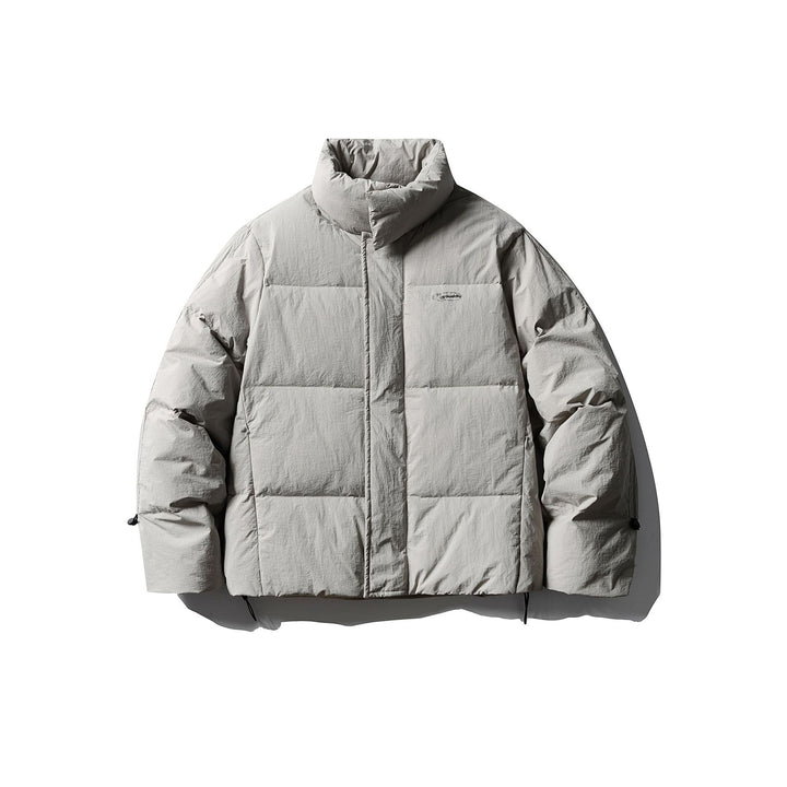 Herren Kurzer Boxy-Puffer mit wattiertem Kissenkragen und winddichter Außenhülle Drune