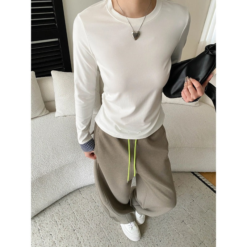 Damen Langarmshirt mit feiner Rippstruktur und modischem Detail Drune