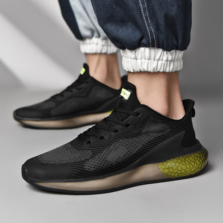 Unisex leichte Strick‑Laufschuhe mit integrierter Fersen‑Luftkapsel Drune