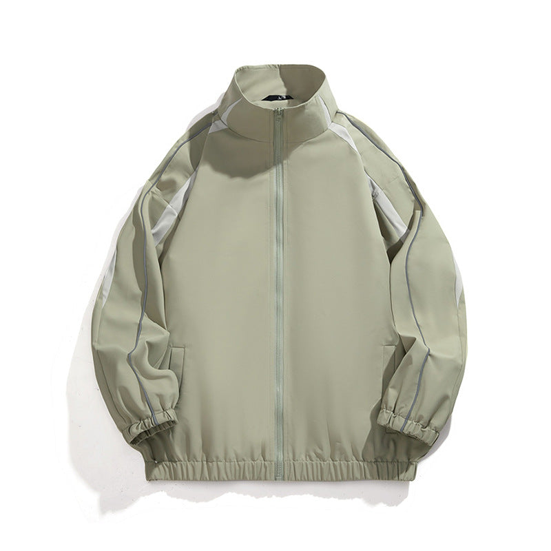 Damen Sportliche Windbreaker-Jacke Drune