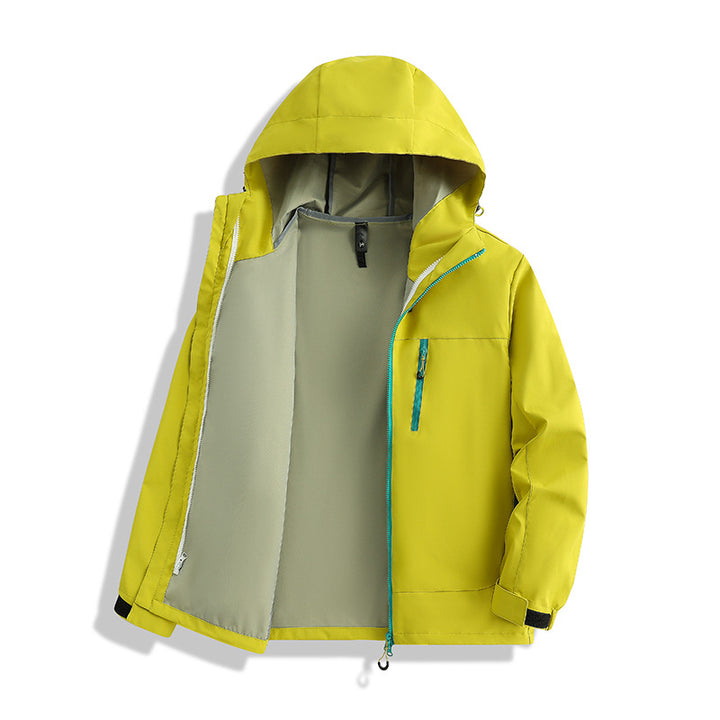Herren Minimalistische Kapuzen-Softshelljacke mit atmungsaktivem Meshfutter & verdecktem Reißverschluss Drune