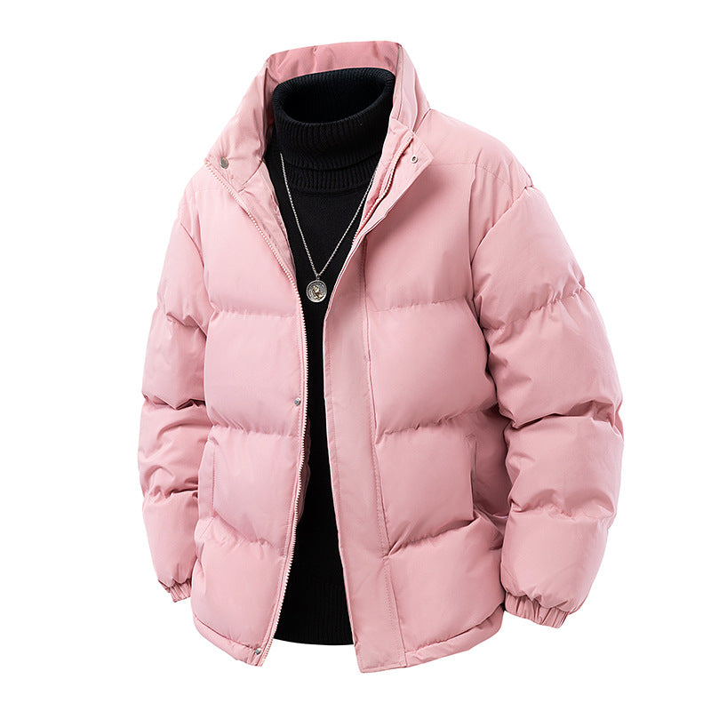 Herren Wattierte Oversize-Pufferjacke mit wasserabweisender Shell, hohem Stehkragen und verdecktem Reißverschluss Drune