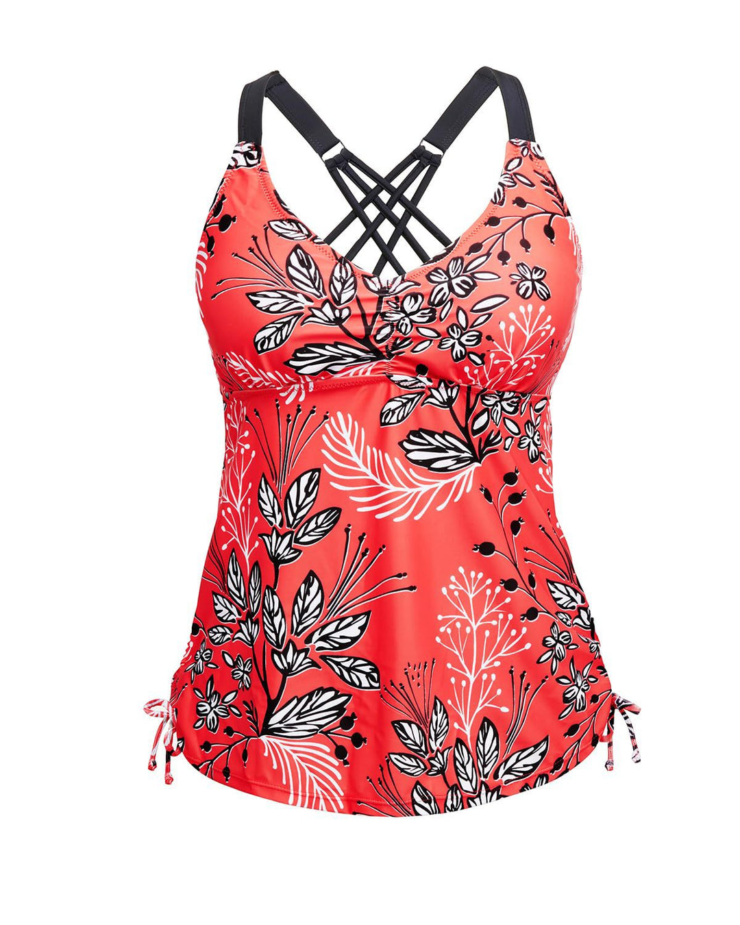 Damen Sportliches Tankini-Oberteil Drune