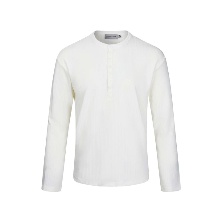 Herren Thermo-Waffelshirt mit Henley-Knopfleiste Drune