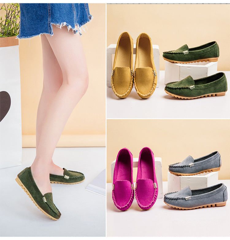Damen Mokassin Slipper mit flexibler Sohle und modischem Design Drune