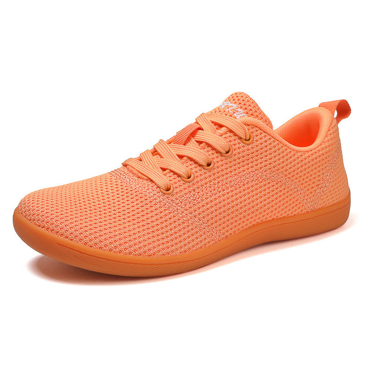 Damen nan federleichter Strick-Sneaker mit nahtlosem Maschenobermaterial, luftdurchlässiger Struktur und flexibler Mikrozellen-Laufsohle Drune