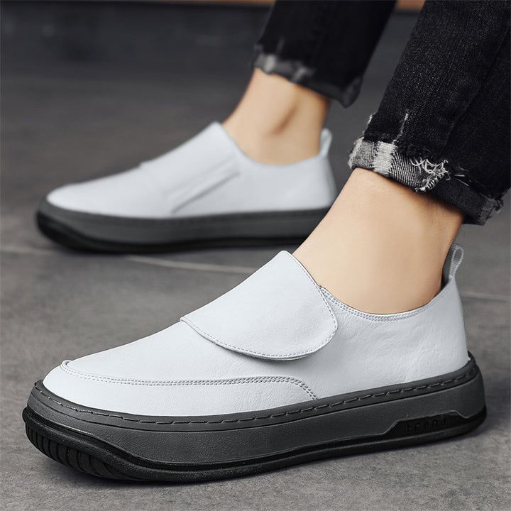 Herren Slip-On Sneaker mit Klettverschluss und dicker Plateausohle Drune