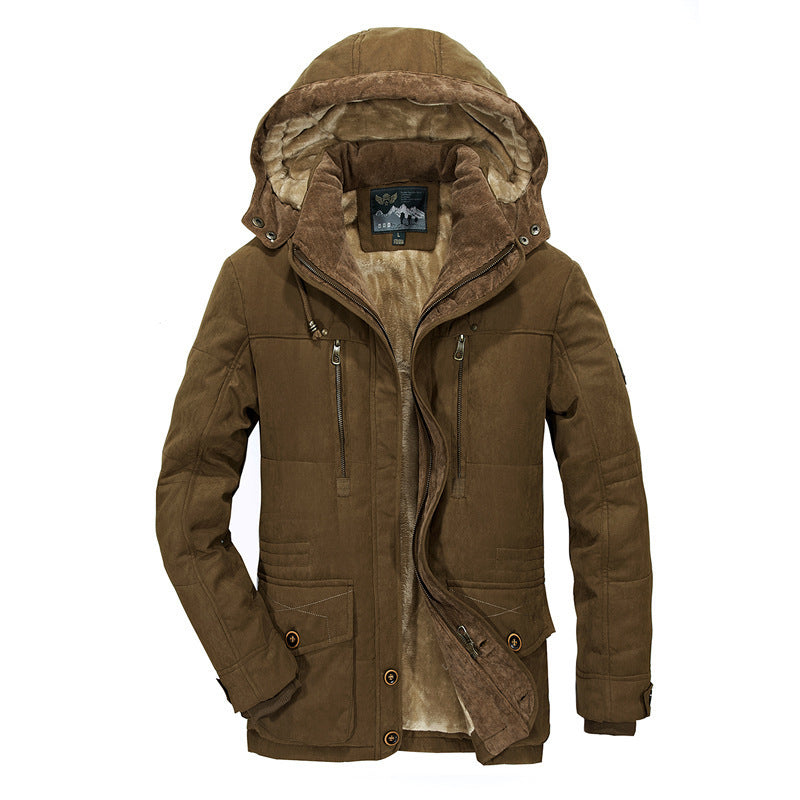 Herren Winterjacke mit warmem Innenfutter Drune