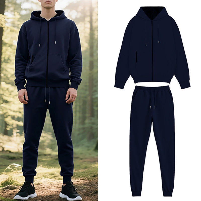 Herren sportlicher Hoodie und Jogginghose Set Drune