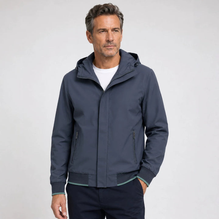 Herren Leichte Übergangsjacke mit Kapuze Drune