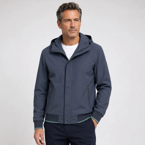 Herren Leichte Übergangsjacke mit Kapuze Drune