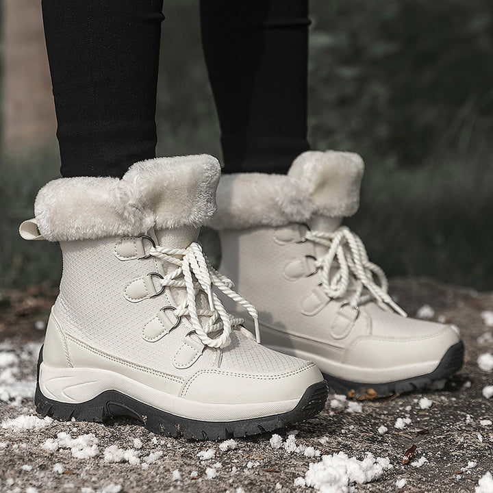 Damen Gefütterte knöchelhohe Winterboots Drune