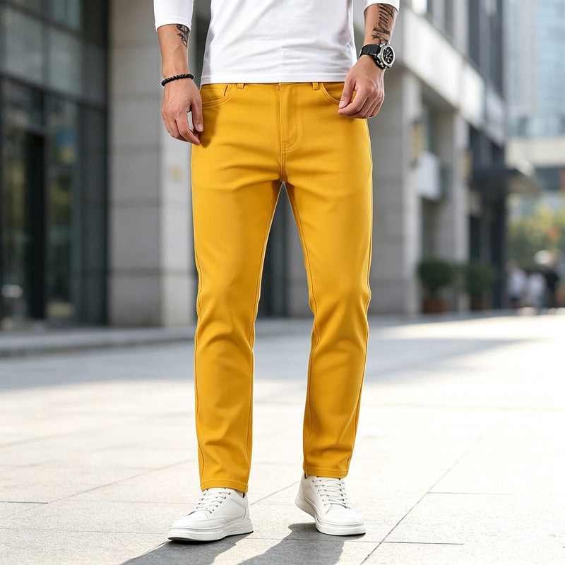 Herren Bequeme und stylische Chino-Hosen Drune