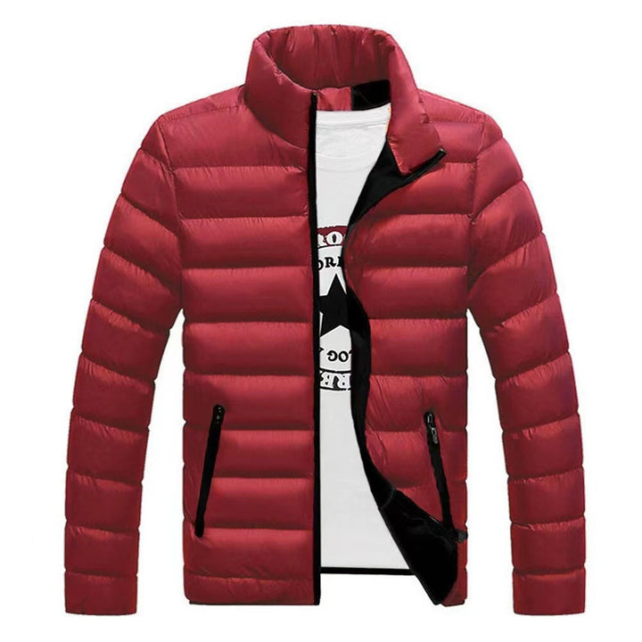 Herren nan gesteppte Thermojacke mit hohem Stehkragen und wasserabweisender Außenhülle Drune