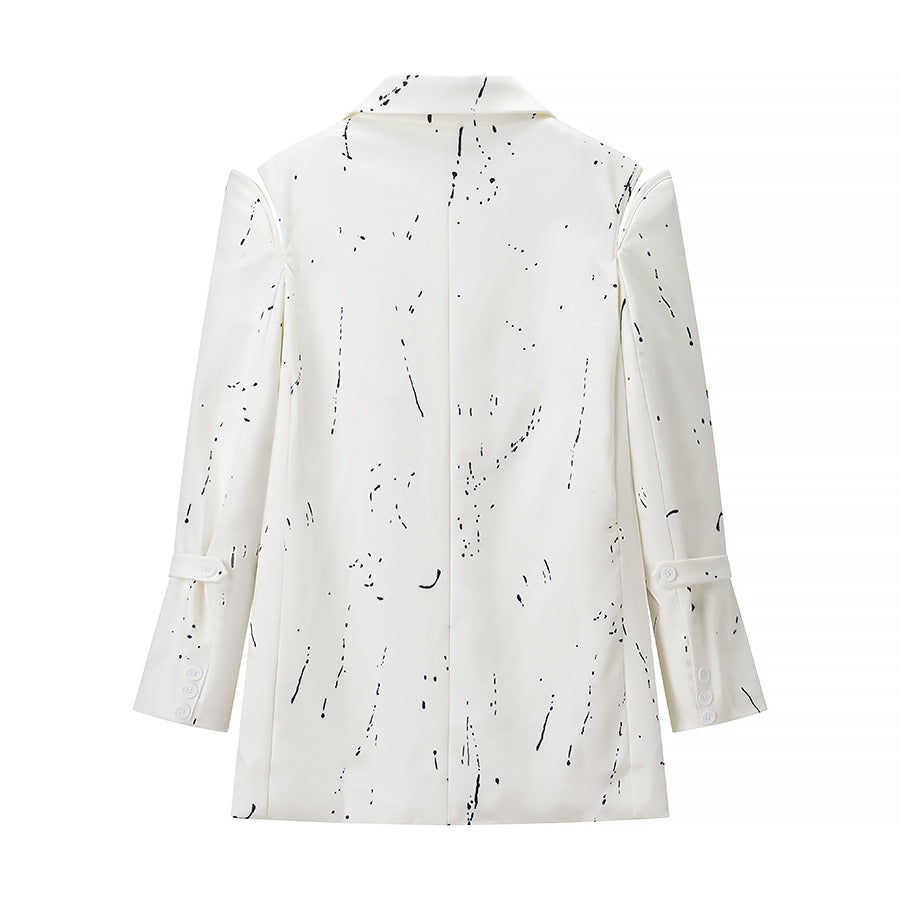 Damen trendiger Oversized-Blazer Drune