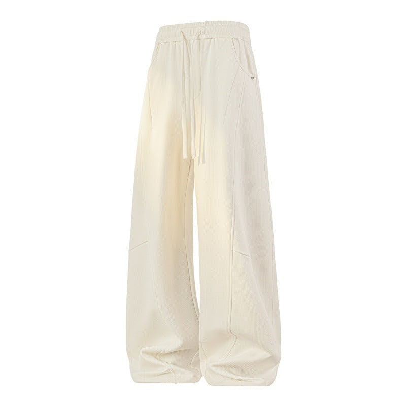 Damen Weite Lagen-Loungehose mit Cargo-Details & elastischem Tunnelzug Drune