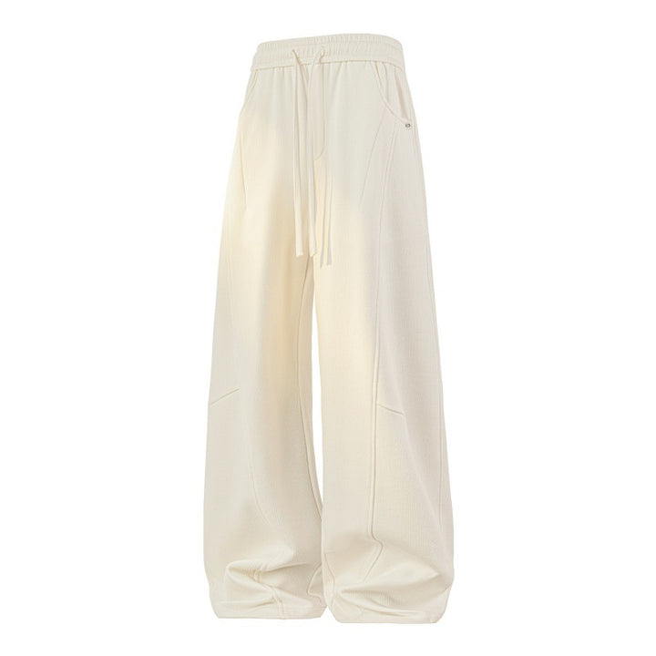Damen Weite Lagen-Loungehose mit Cargo-Details & elastischem Tunnelzug Drune