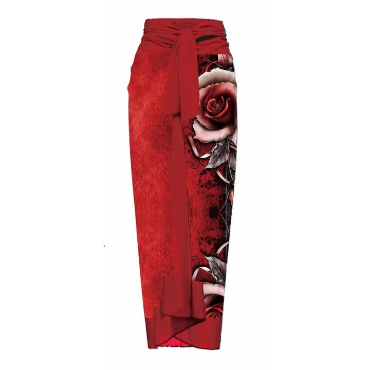 Damen Einteiler Badeanzug mit floralem 3D-Design Drune