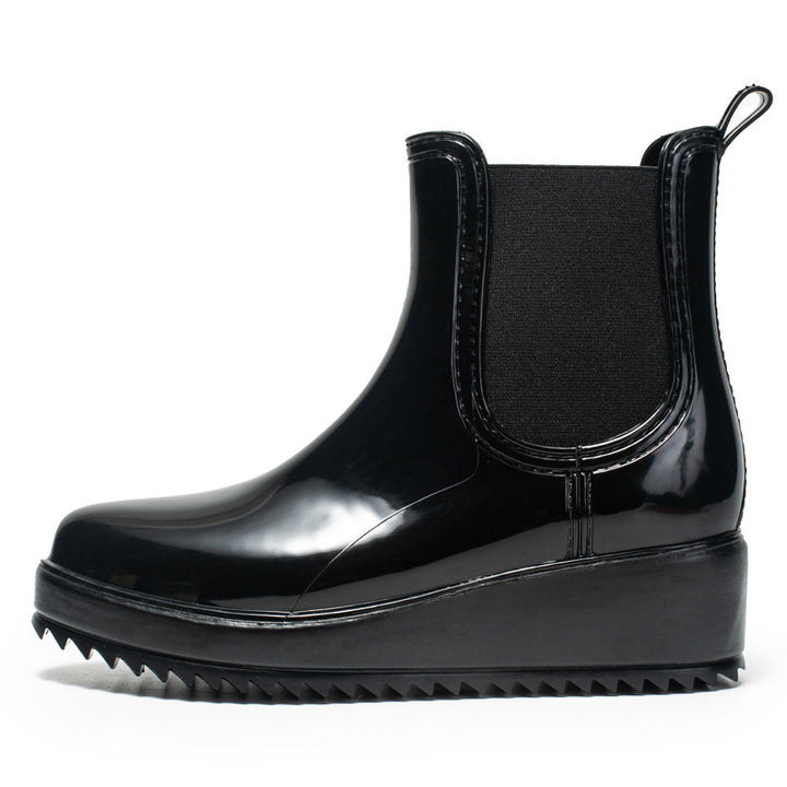 Damen Elegante und wasserdichte Chelsea Boots mit rutschfester Sohle Drune