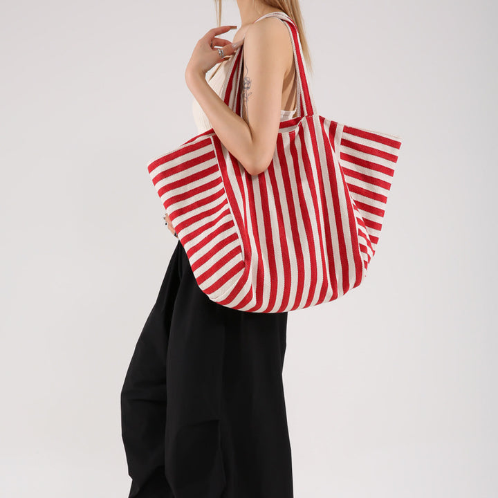Damen Strandtasche mit großzügigem Innenraum und robustem Material Drune