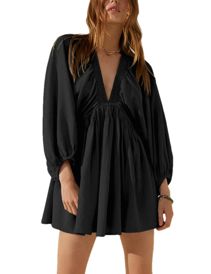 Damen trendiges Minikleid Drune