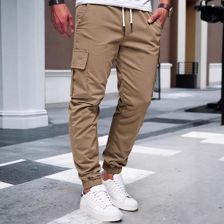 Herren Cargo-Hose mit elastischem Bund und multifunktionalen Taschen Drune
