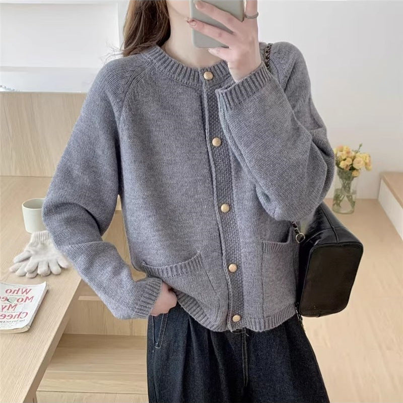 Damen Strickjacke mit hochwertiger Strickstruktur und praktischen Taschen Drune