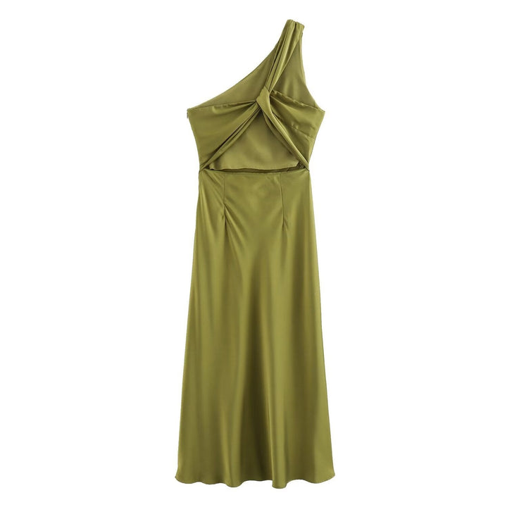 Damen Dekoratives Seidenkleid Drune