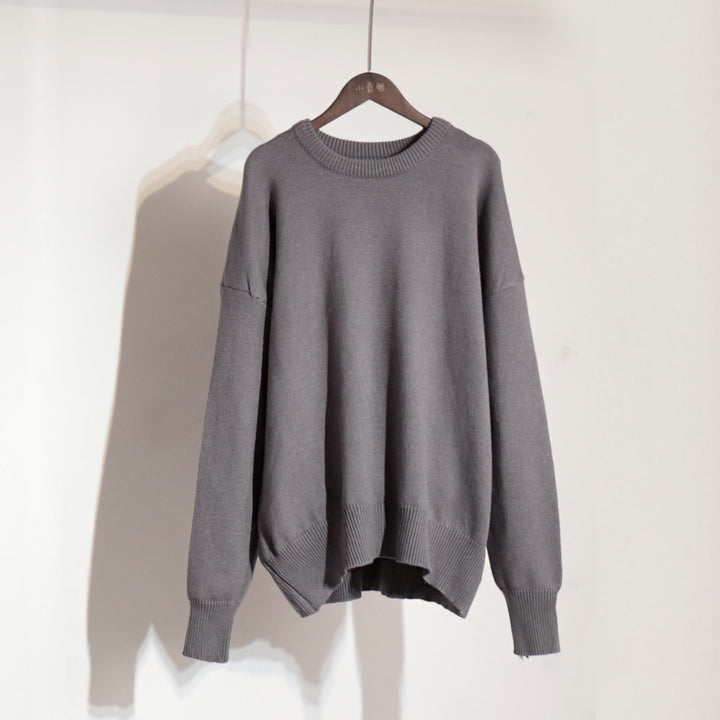 Damen Bequemer Oversized Pullover aus hochwertigem Strick Drune