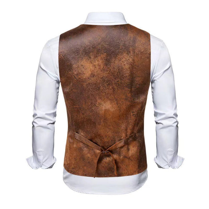 Herren stylische Weste mit akzenten und praktischen Taschen Drune