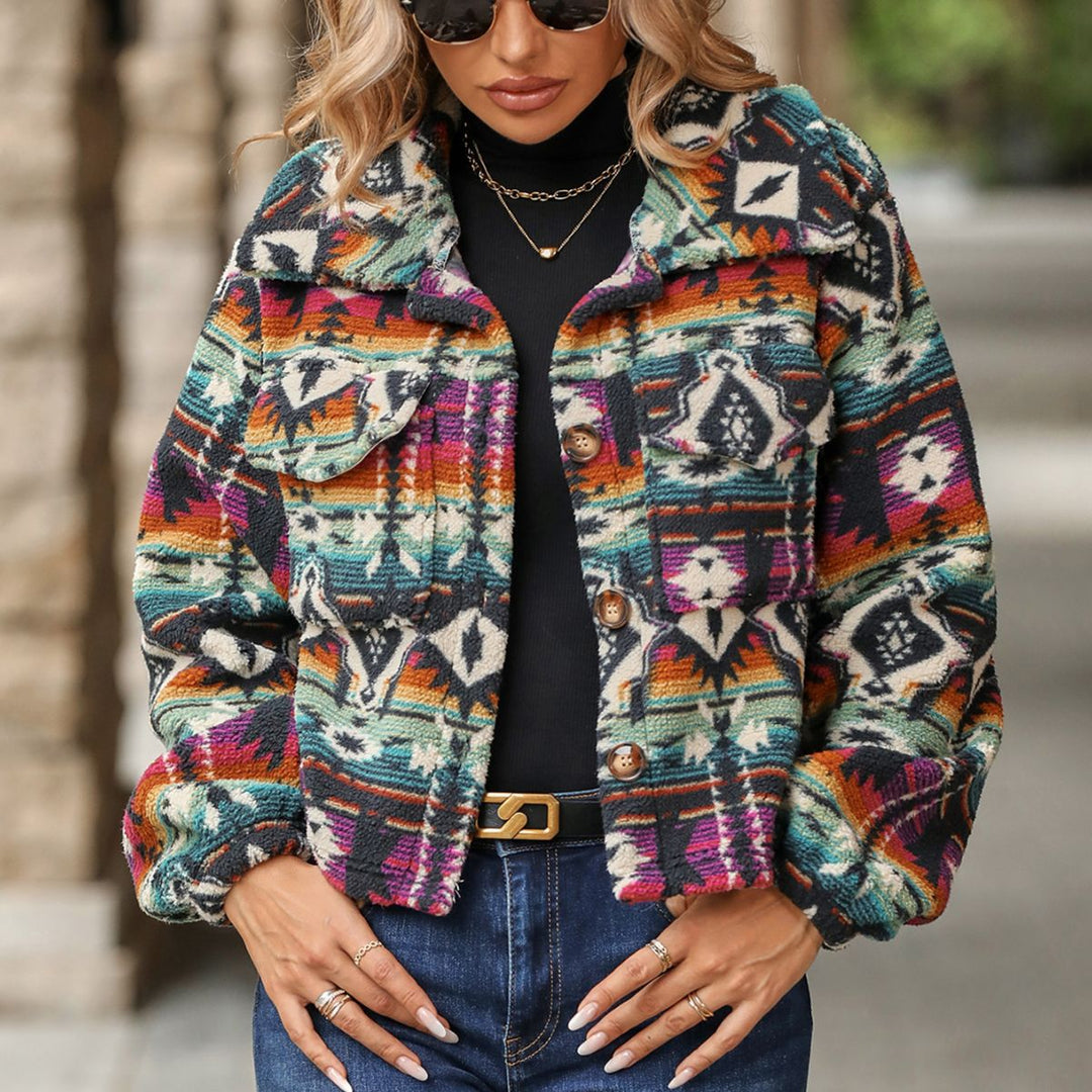 Drune | Print Bomberjacke - Lebhaftes Statement-Stück - Weiches Material - Lässiger Chic